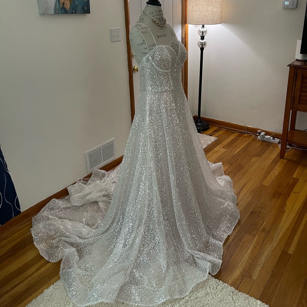 Madeline Gardner Sequin Wedding Gown